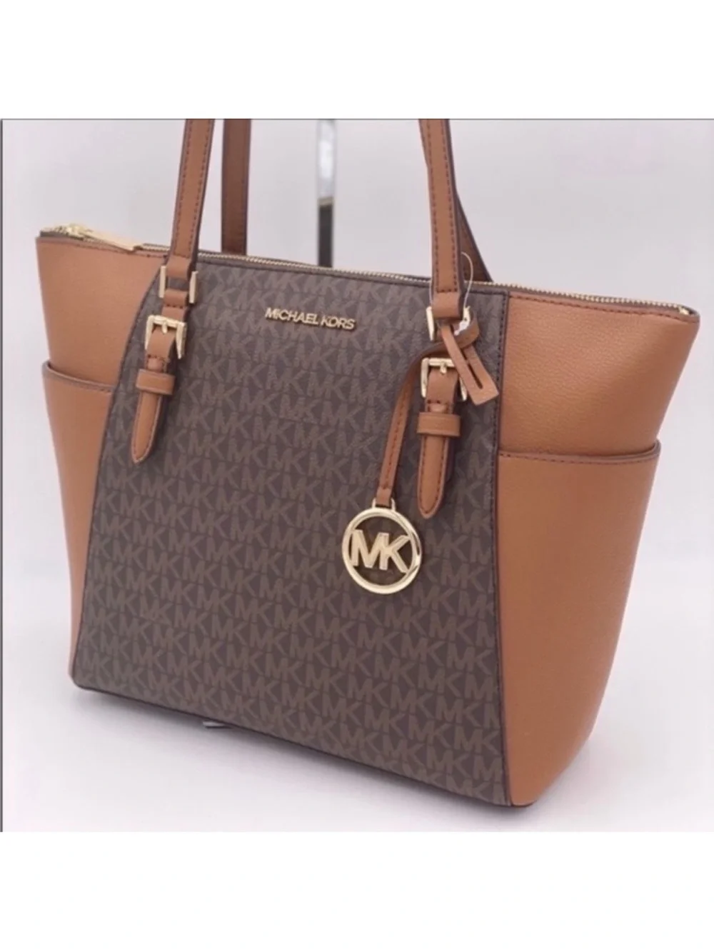 Michael Kors Charlotte Top-Zip Tote Bag